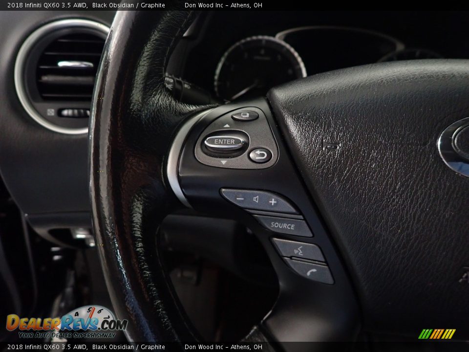 2018 Infiniti QX60 3.5 AWD Steering Wheel Photo #26