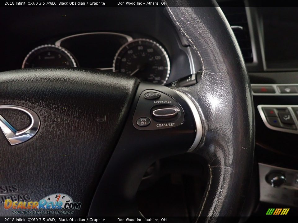 2018 Infiniti QX60 3.5 AWD Steering Wheel Photo #27