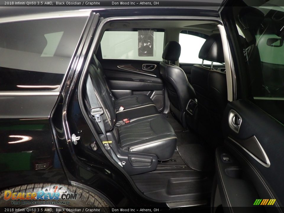 Rear Seat of 2018 Infiniti QX60 3.5 AWD Photo #34