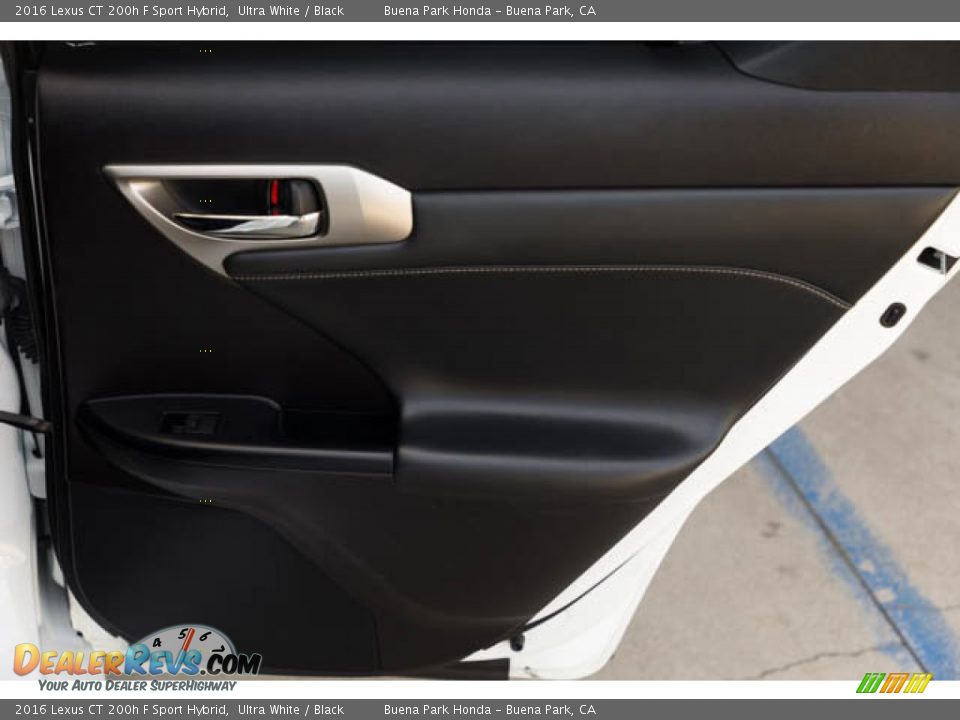 Door Panel of 2016 Lexus CT 200h F Sport Hybrid Photo #29