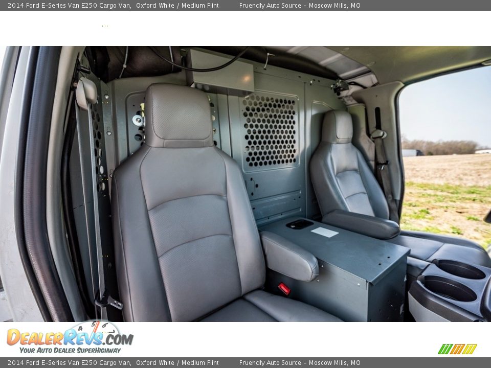 2014 Ford E-Series Van E250 Cargo Van Oxford White / Medium Flint Photo #16