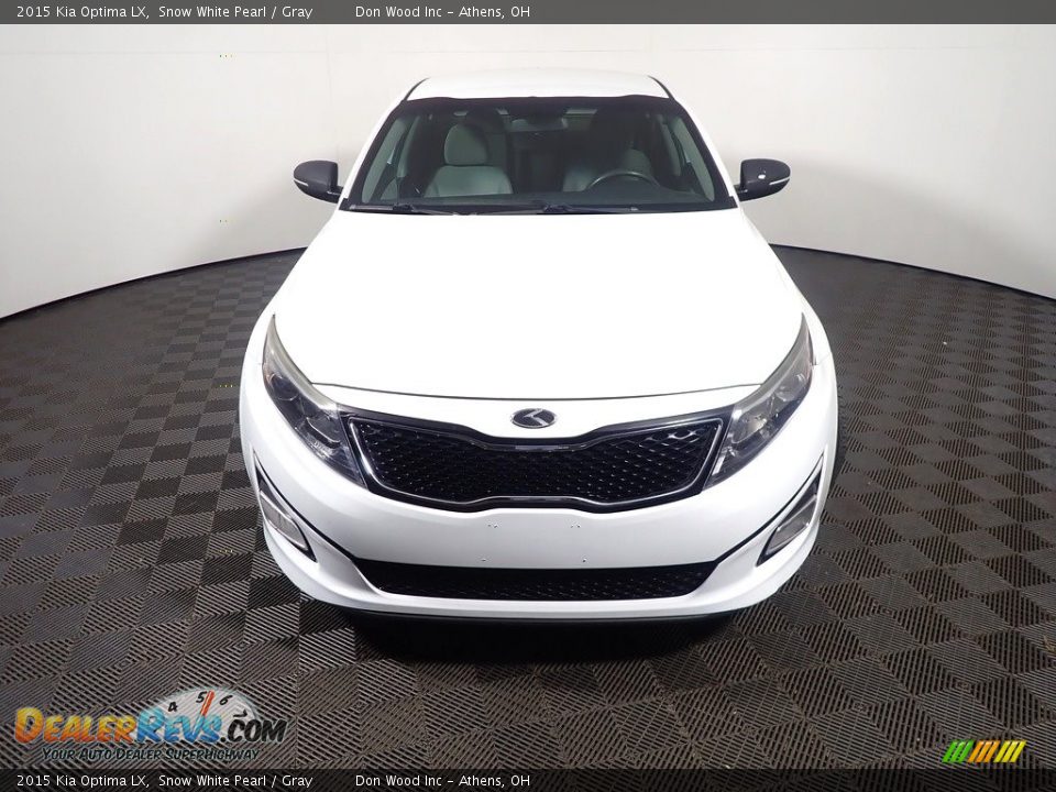 2015 Kia Optima LX Snow White Pearl / Gray Photo #3