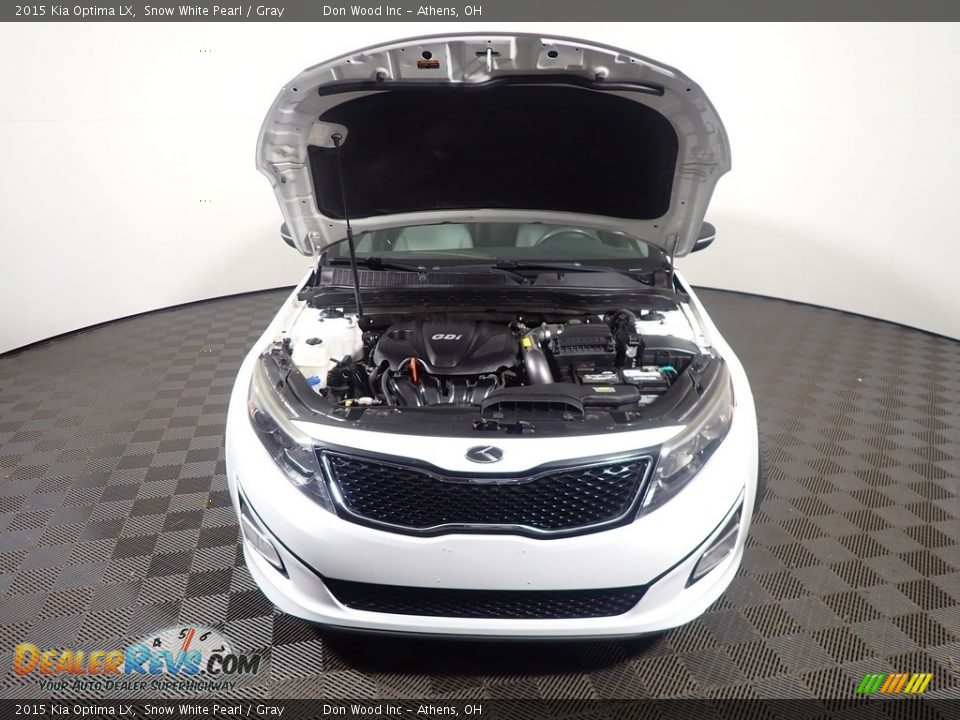 2015 Kia Optima LX Snow White Pearl / Gray Photo #4