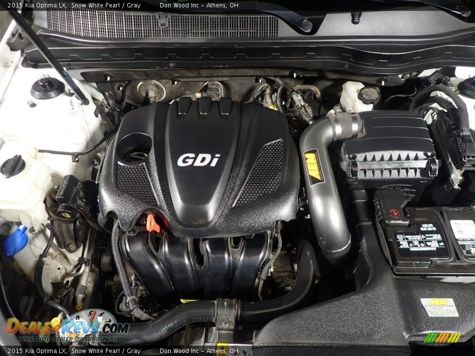 2015 Kia Optima LX Snow White Pearl / Gray Photo #5