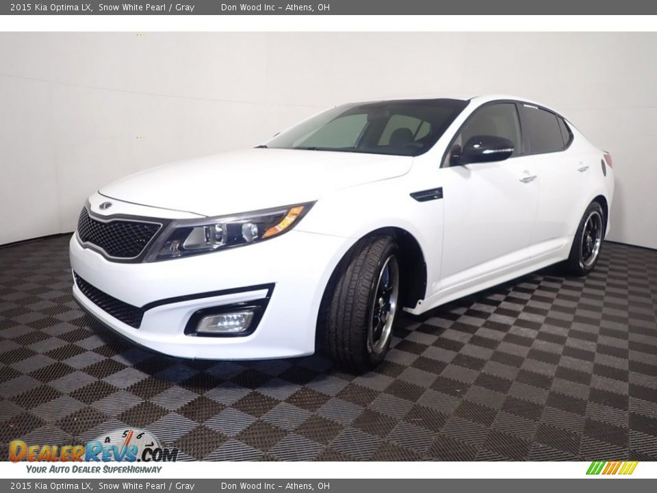 2015 Kia Optima LX Snow White Pearl / Gray Photo #6