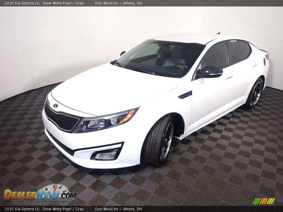 2015 Kia Optima LX Snow White Pearl / Gray Photo #7