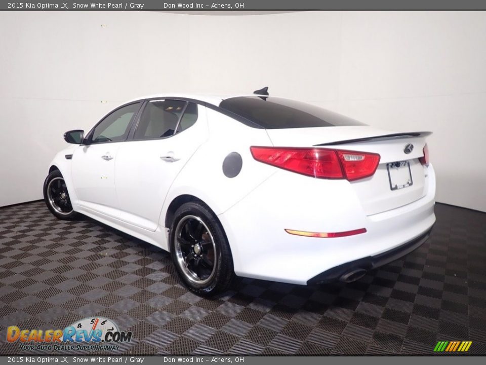 2015 Kia Optima LX Snow White Pearl / Gray Photo #8
