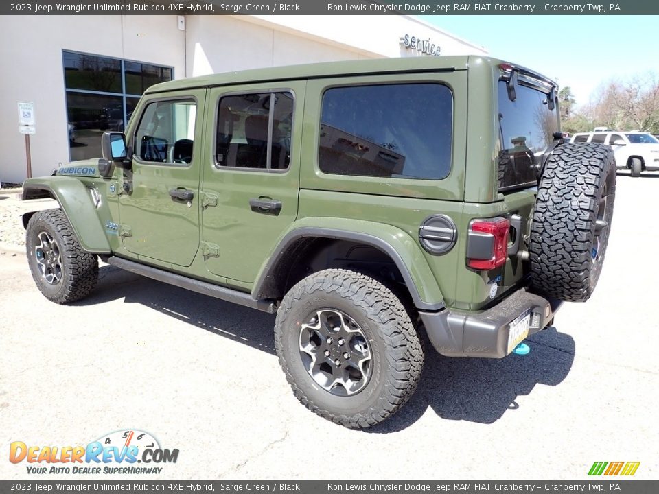 Sarge Green 2023 Jeep Wrangler Unlimited Rubicon 4XE Hybrid Photo #3