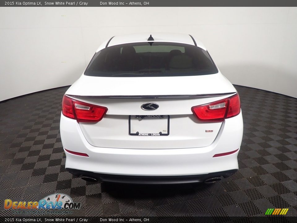 2015 Kia Optima LX Snow White Pearl / Gray Photo #10