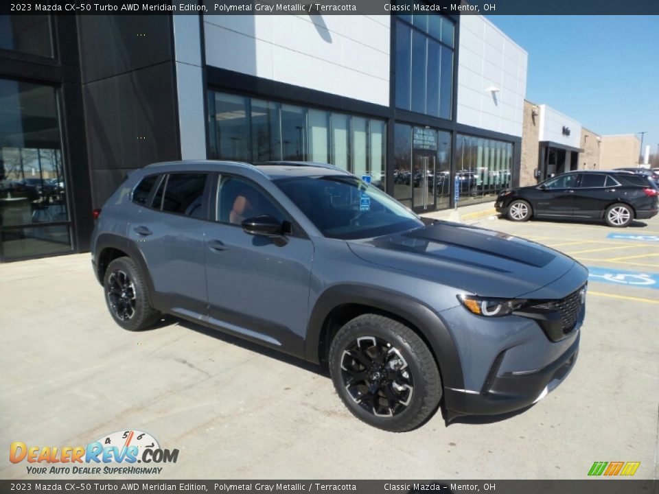 2023 Mazda CX-50 Turbo AWD Meridian Edition Polymetal Gray Metallic / Terracotta Photo #1