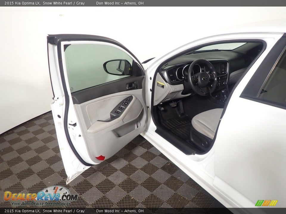 2015 Kia Optima LX Snow White Pearl / Gray Photo #15