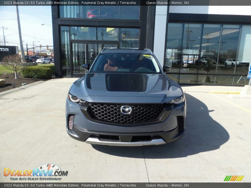 2023 Mazda CX-50 Turbo AWD Meridian Edition Polymetal Gray Metallic / Terracotta Photo #2