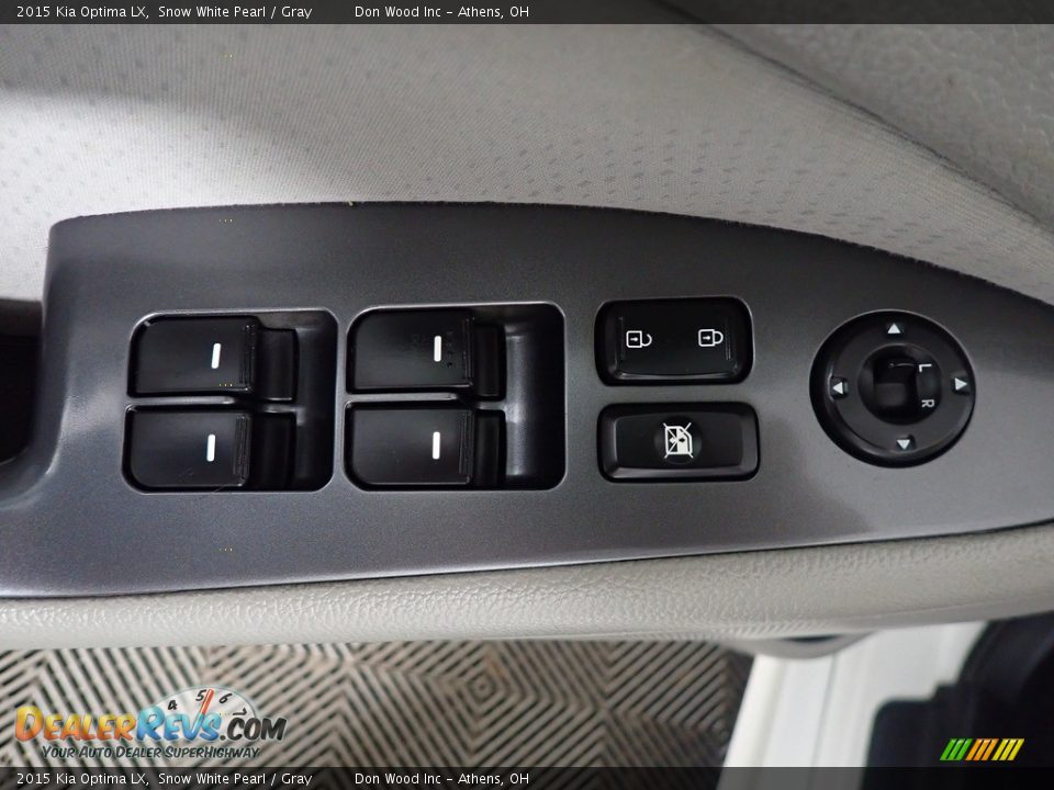 2015 Kia Optima LX Snow White Pearl / Gray Photo #16