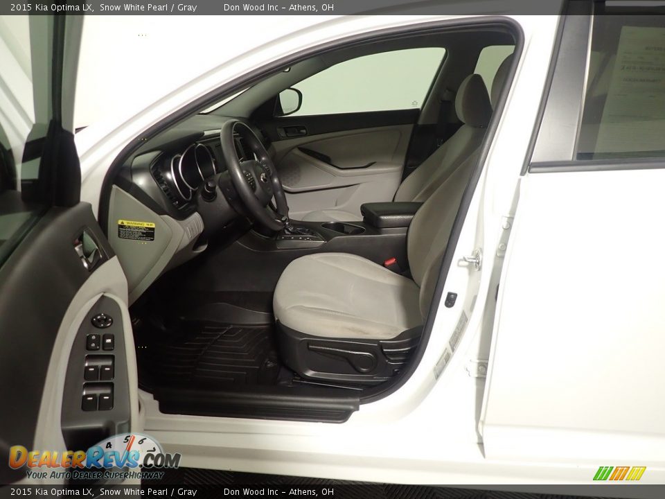 2015 Kia Optima LX Snow White Pearl / Gray Photo #17