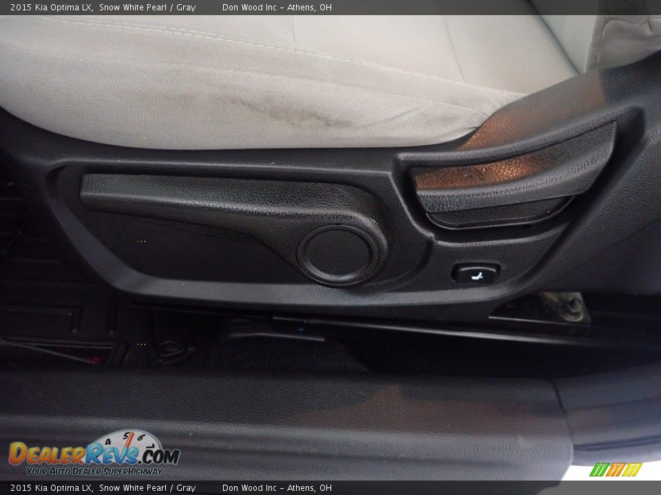 2015 Kia Optima LX Snow White Pearl / Gray Photo #18