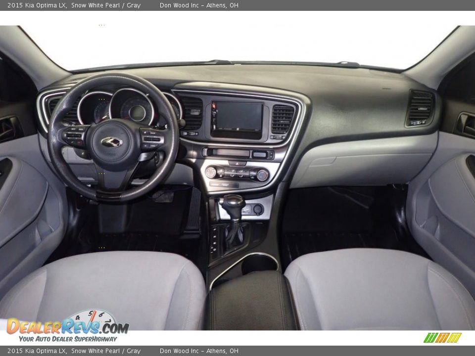 2015 Kia Optima LX Snow White Pearl / Gray Photo #19