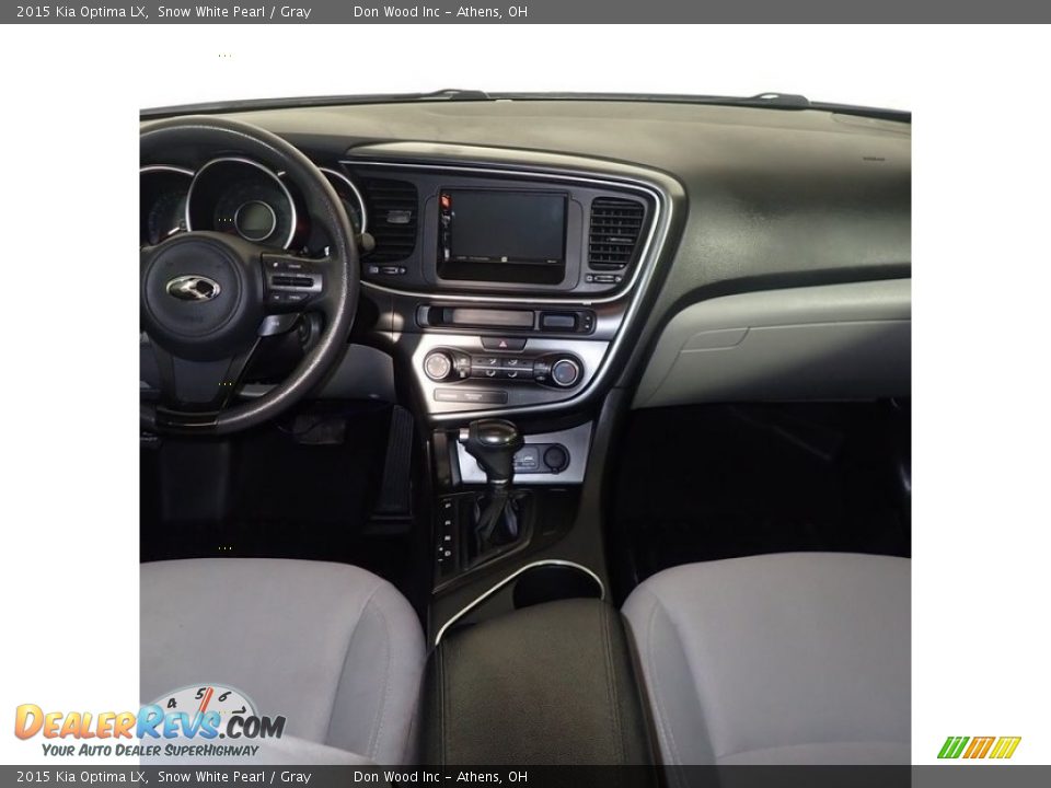 2015 Kia Optima LX Snow White Pearl / Gray Photo #20