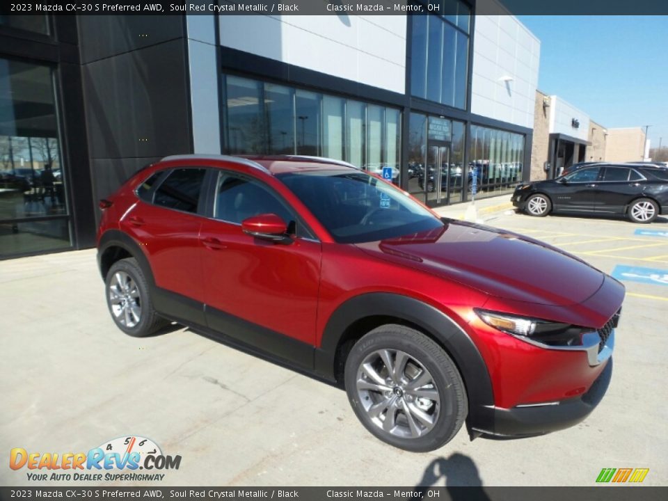 2023 Mazda CX-30 S Preferred AWD Soul Red Crystal Metallic / Black Photo #1