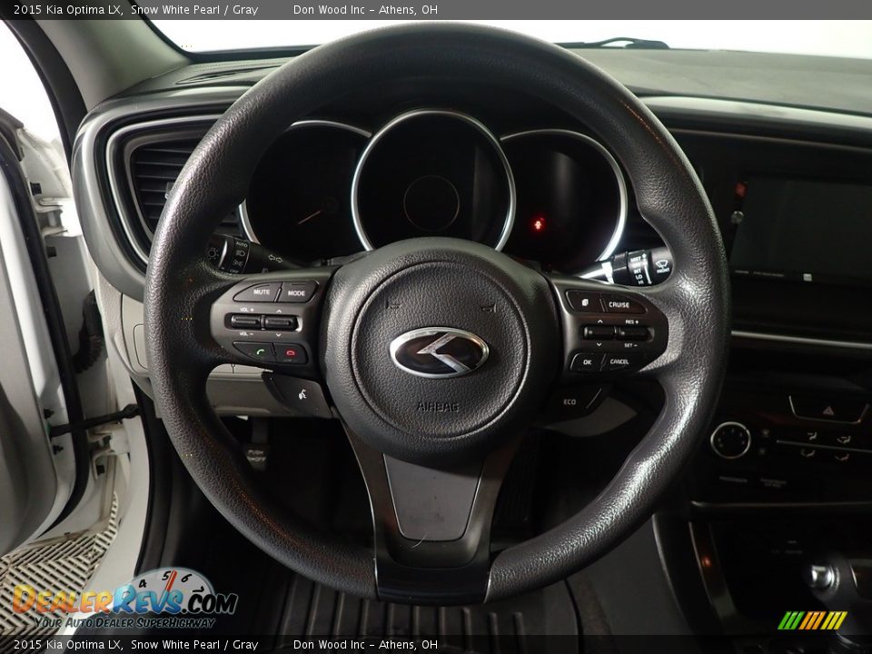 2015 Kia Optima LX Snow White Pearl / Gray Photo #22