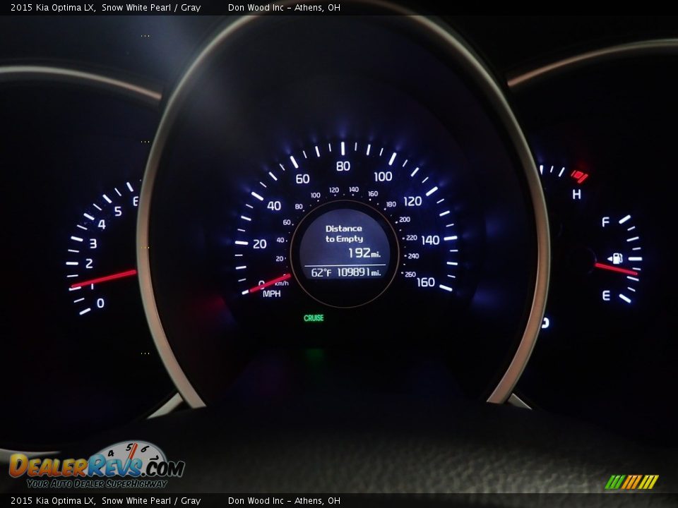 2015 Kia Optima LX Snow White Pearl / Gray Photo #23