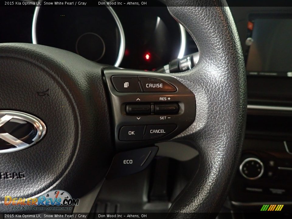 2015 Kia Optima LX Snow White Pearl / Gray Photo #25