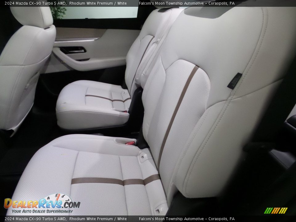 Rear Seat of 2024 Mazda CX-90 Turbo S AWD Photo #12