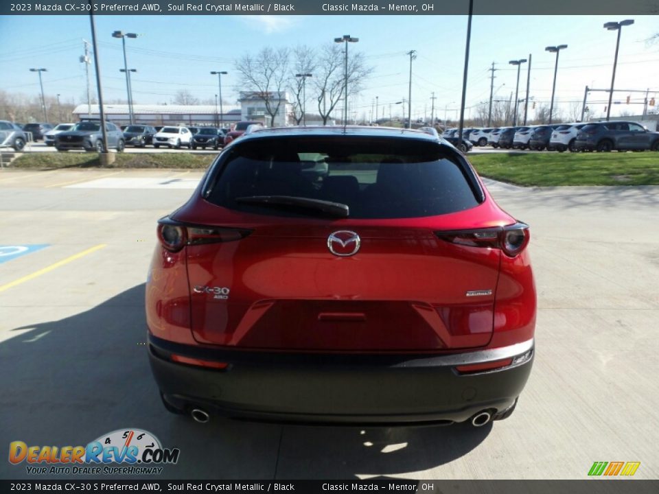 2023 Mazda CX-30 S Preferred AWD Soul Red Crystal Metallic / Black Photo #5