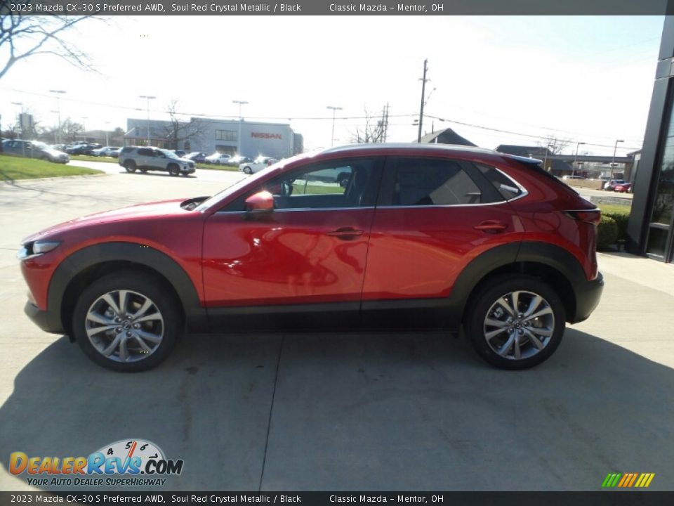 2023 Mazda CX-30 S Preferred AWD Soul Red Crystal Metallic / Black Photo #6