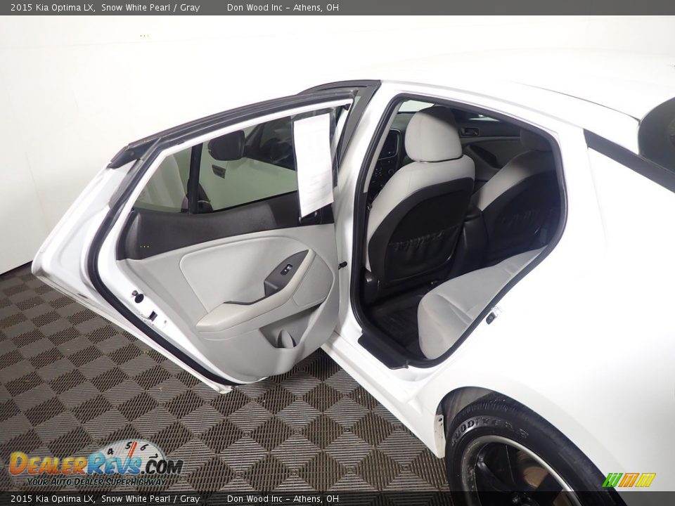 2015 Kia Optima LX Snow White Pearl / Gray Photo #29