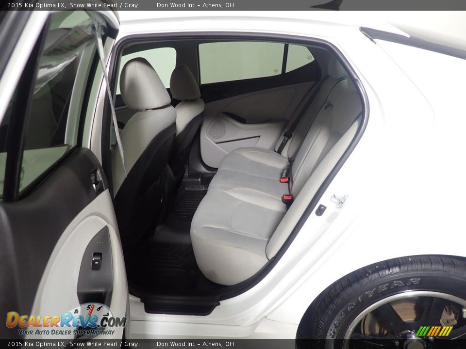 2015 Kia Optima LX Snow White Pearl / Gray Photo #30