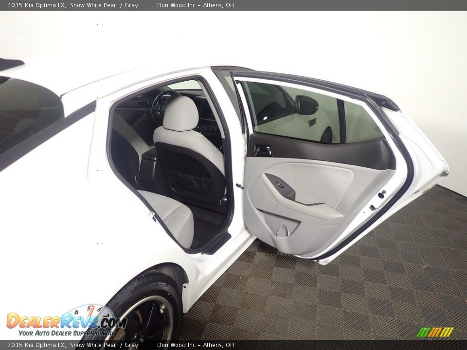 2015 Kia Optima LX Snow White Pearl / Gray Photo #31