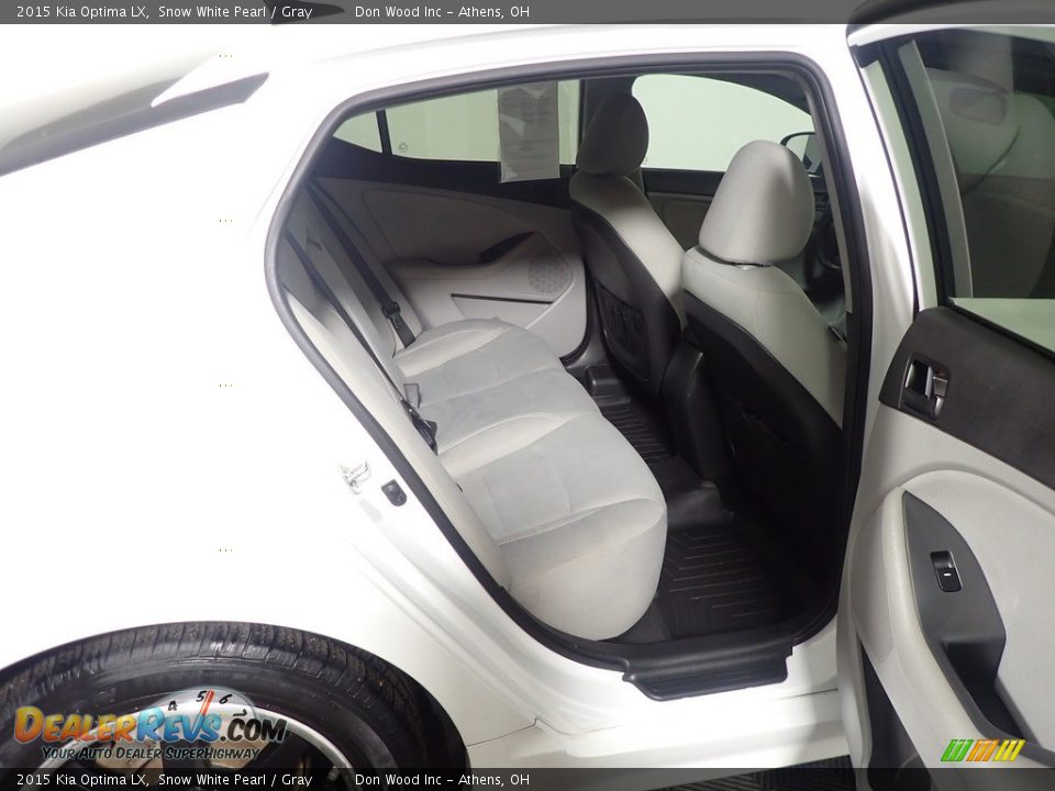 2015 Kia Optima LX Snow White Pearl / Gray Photo #32