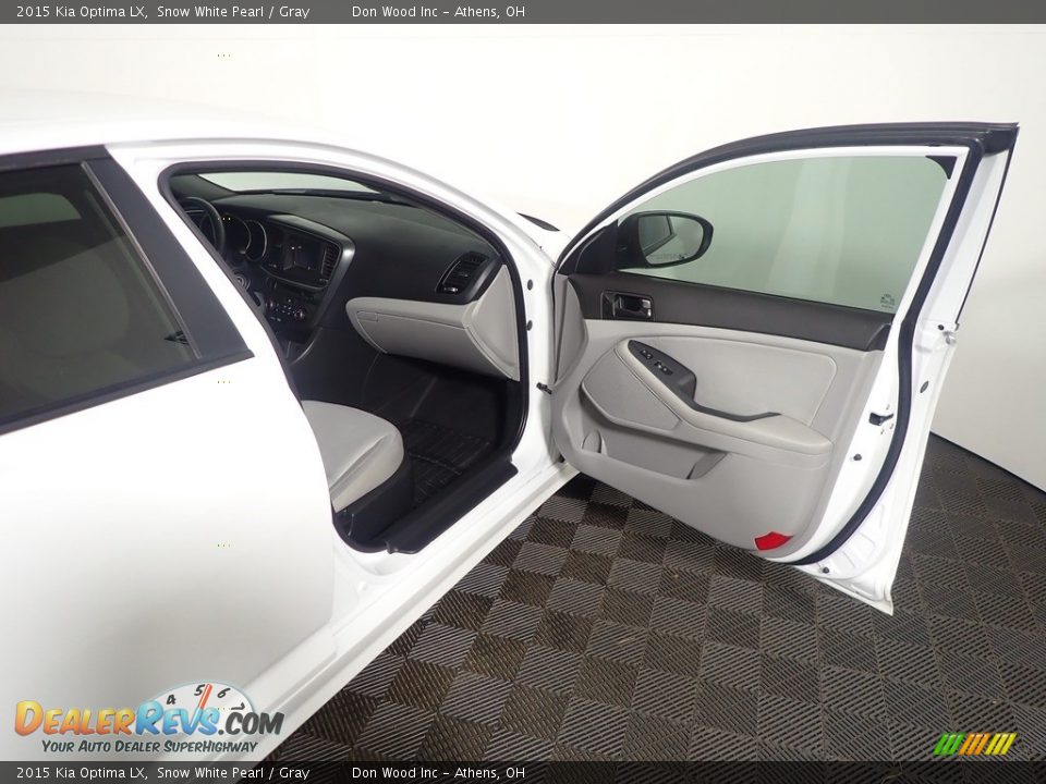 2015 Kia Optima LX Snow White Pearl / Gray Photo #33