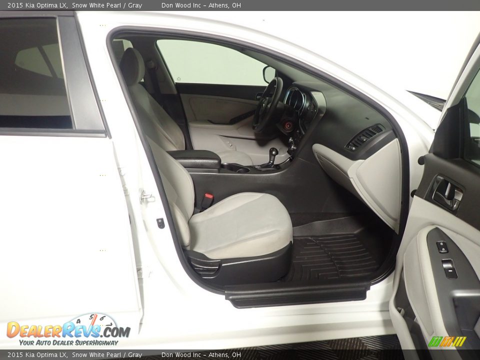 2015 Kia Optima LX Snow White Pearl / Gray Photo #34