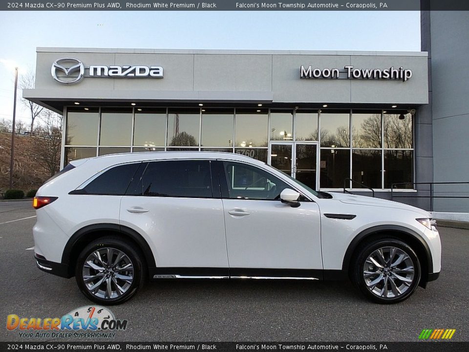 2024 Mazda CX-90 Premium Plus AWD Rhodium White Premium / Black Photo #1