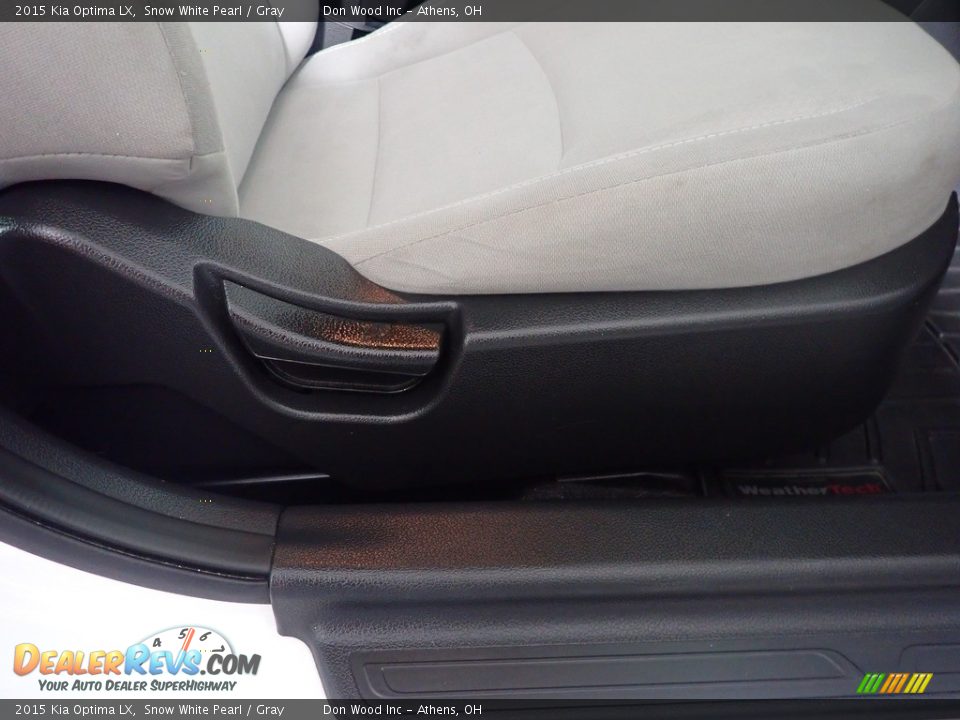 2015 Kia Optima LX Snow White Pearl / Gray Photo #35