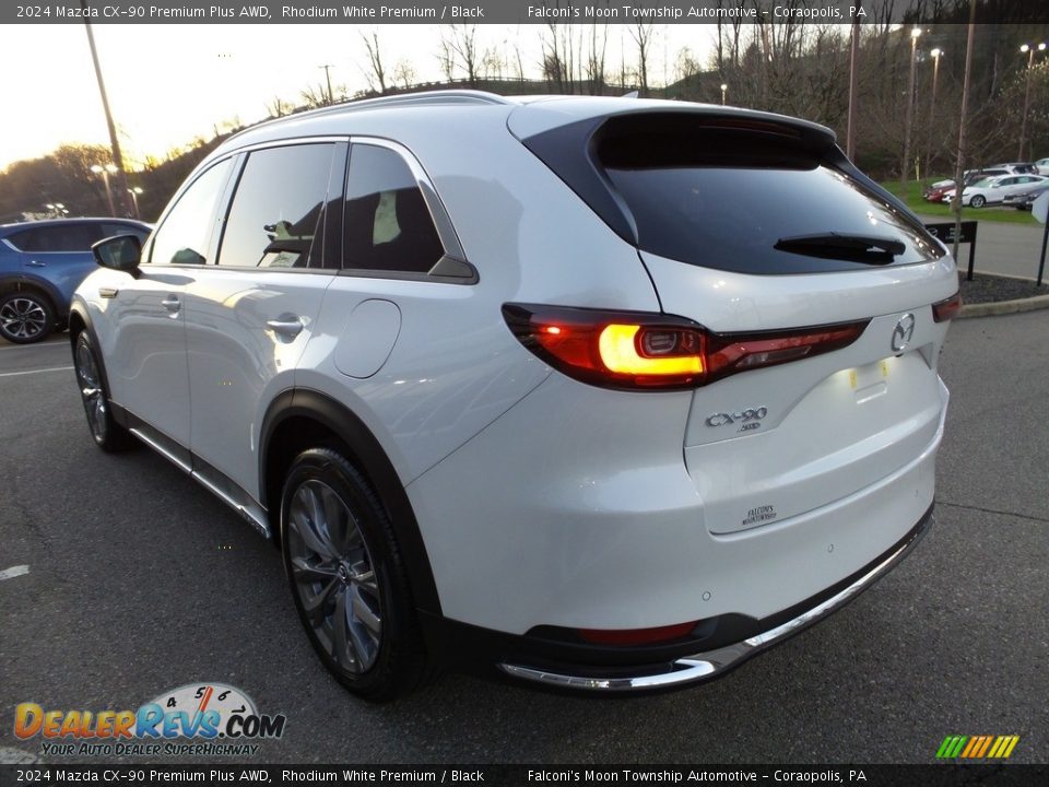 2024 Mazda CX-90 Premium Plus AWD Rhodium White Premium / Black Photo #5