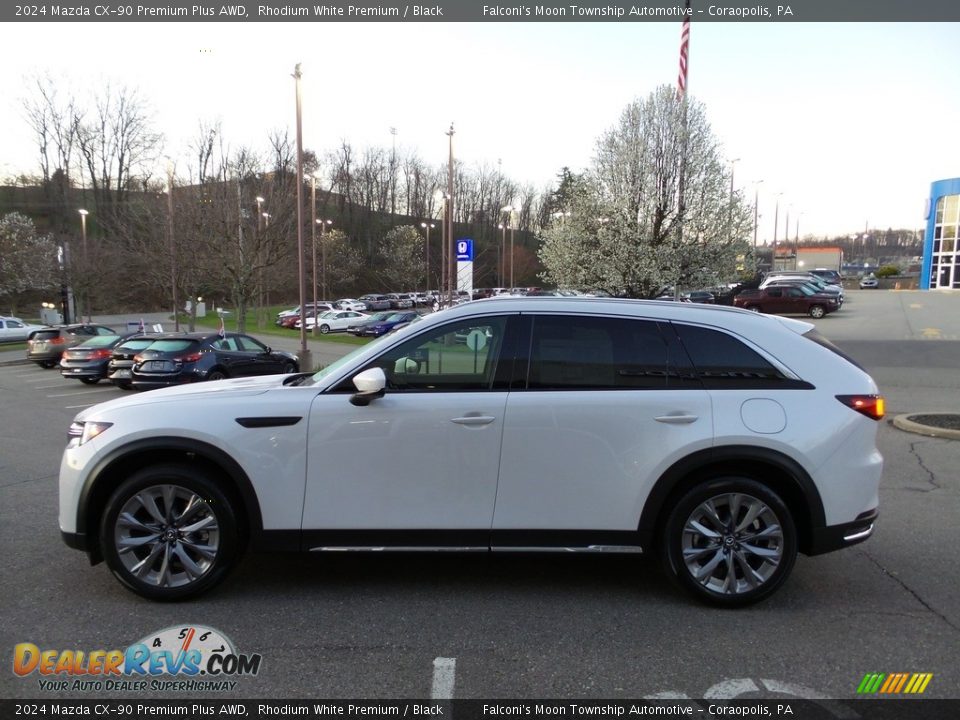 Rhodium White Premium 2024 Mazda CX-90 Premium Plus AWD Photo #6