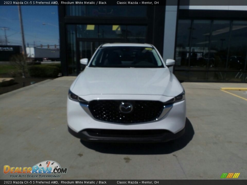 2023 Mazda CX-5 S Preferred AWD Rhodium White Metallic / Black Photo #2