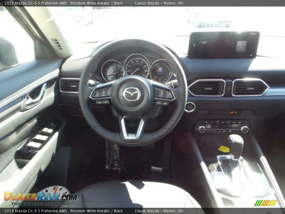2023 Mazda CX-5 S Preferred AWD Rhodium White Metallic / Black Photo #4