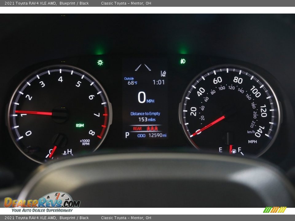 2021 Toyota RAV4 XLE AWD Blueprint / Black Photo #8