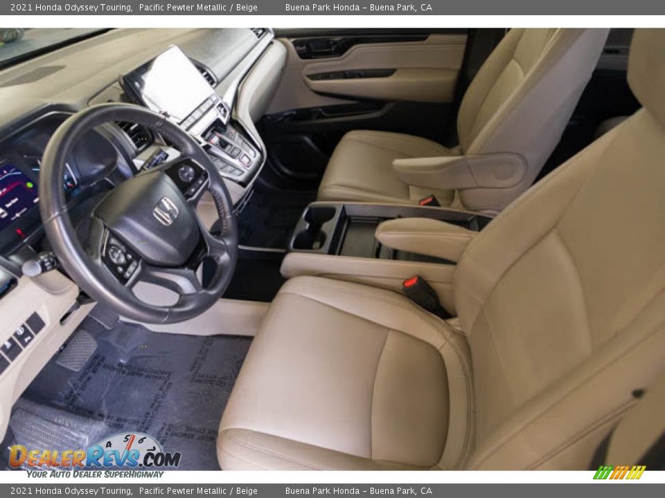 Front Seat of 2021 Honda Odyssey Touring Photo #3
