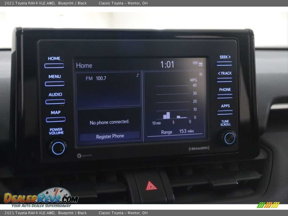2021 Toyota RAV4 XLE AWD Blueprint / Black Photo #10
