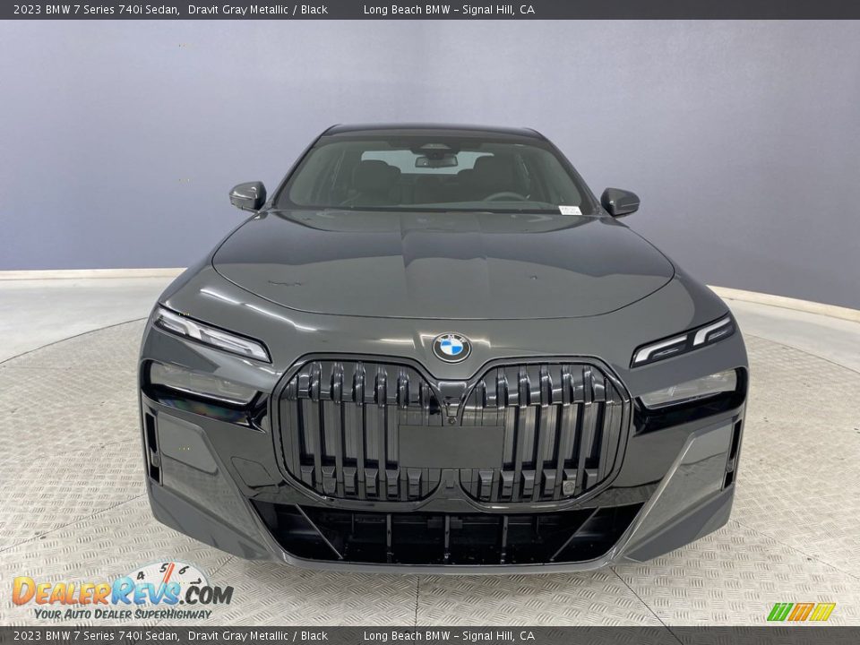 2023 BMW 7 Series 740i Sedan Dravit Gray Metallic / Black Photo #2