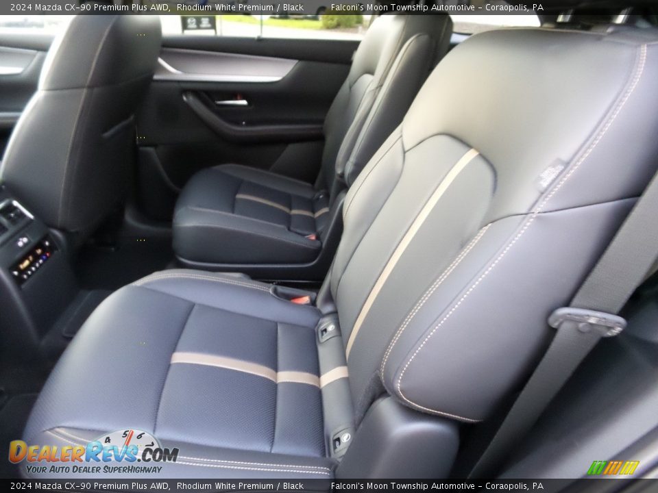 Rear Seat of 2024 Mazda CX-90 Premium Plus AWD Photo #12