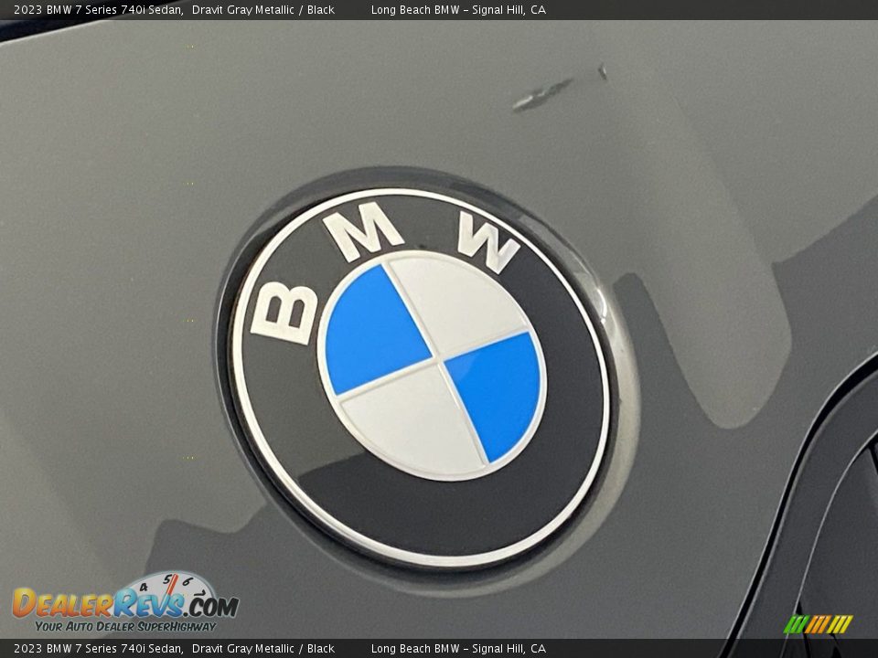 2023 BMW 7 Series 740i Sedan Dravit Gray Metallic / Black Photo #5