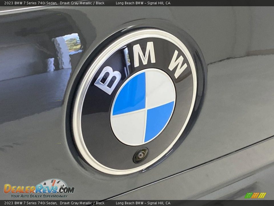 2023 BMW 7 Series 740i Sedan Dravit Gray Metallic / Black Photo #7
