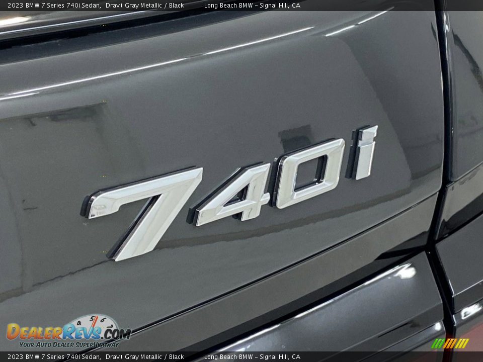 2023 BMW 7 Series 740i Sedan Dravit Gray Metallic / Black Photo #8