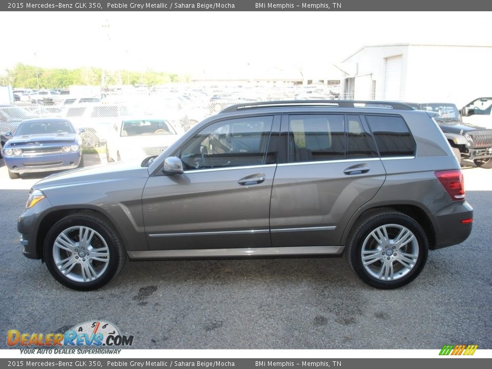 2015 Mercedes-Benz GLK 350 Pebble Grey Metallic / Sahara Beige/Mocha Photo #2