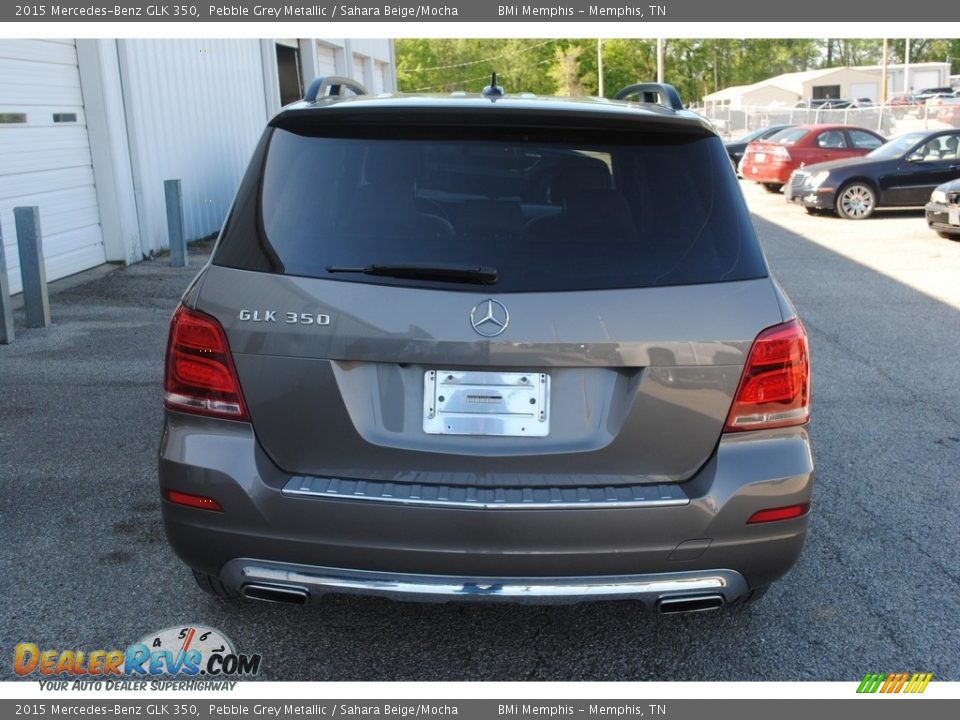 2015 Mercedes-Benz GLK 350 Pebble Grey Metallic / Sahara Beige/Mocha Photo #4